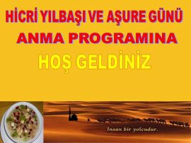 Muharrem ve Aşure Sunum Vaazı